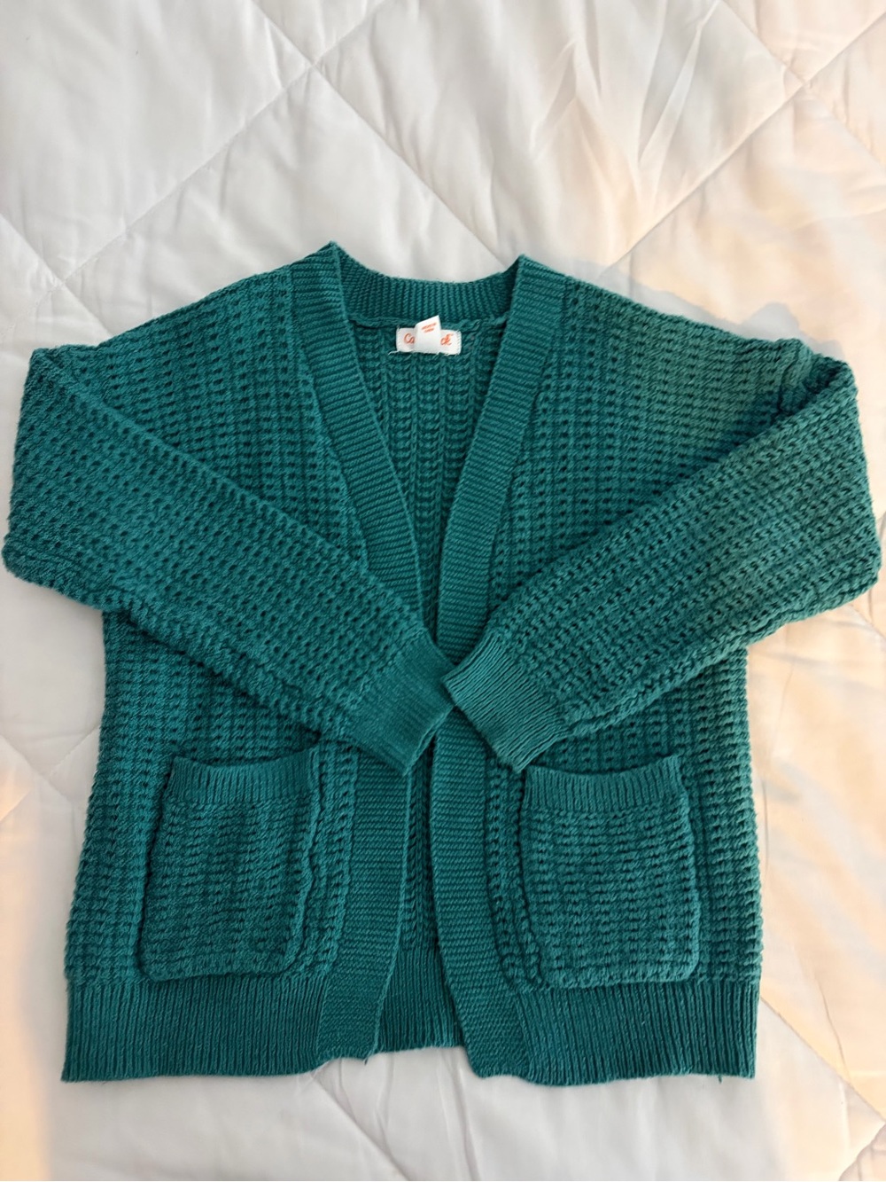 Kids Cat & Jack Open-Front Knit Cardigan Sweater
